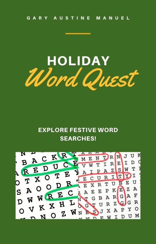 Holiday quest word search puzzles book
